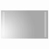 vidaXL Miroir de salle de bain LED Transparent 50 x 30 cm verre tremp&eacute;