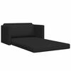 vidaXL Canap&eacute;-Lit 110cm Noir tissu