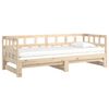 vidaXL Lit coulissant sans matelas bois de pin massif 2x(90x200) cm