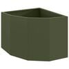 vidaXL Jardini&egrave;re d'Angle Vert olive 45 x 45 x 35 cm Acier