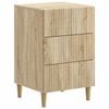 vidaXL Cabinet de chevet Ch&ecirc;ne Sonoma 43 x 41 x 66,5 cm
