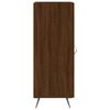 vidaXL Buffet Ch&ecirc;ne marron 34,5x34x90 cm Bois d'ing&eacute;nierie