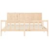 vidaXL Cadre de lit sans matelas 200x200 cm bois massif de pin