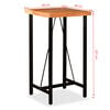 vidaXL Ensemble de bar 3 pcs Bois d'acacia massif et cuir véritable