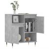 vidaXL Buffet Gris b&eacute;ton 60x35x70 cm Bois d'ing&eacute;nierie