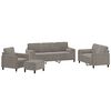 vidaXL Ensemble de canap&eacute;s 4 pcs coussins d&eacute;coratifs et coussins