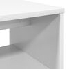 vidaXL Meuble TV Blanc 100 x 35 x 40 cm Bois d'ing&eacute;nierie