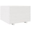 vidaXL Jardini&egrave;re blanc 70x70x49,5 cm bois de pin massif