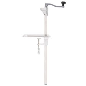 vidaXL Ouvre-bo&icirc;te de conserve Argent&eacute; 70 cm Aluminium et inox