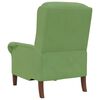 vidaXL fauteuil Vert clair 76 x 94 x 102 cm Velours