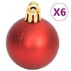 vidaXL Ensemble de boules de No&euml;l 108 pcs Dor&eacute; et rouge