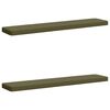 vidaXL Coussins de banc 2 pi&egrave;ces VUGHT 2 pc 100 % polyester Vert olive