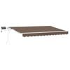 vidaXL Auvent r&eacute;tractable Taupe 600 &times; 300 cm Tissu et Aluminium