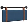 vidaXL T&ecirc;te de lit suspendue Bleu PU antique