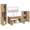 vidaXL Ensemble de meubles salle de bain 5 pcs bois d'ing&eacute;nierie