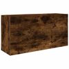 vidaXL Armoire murale de bain ch&ecirc;ne fum&eacute; 80x25x40 cm bois d'ing&eacute;nierie