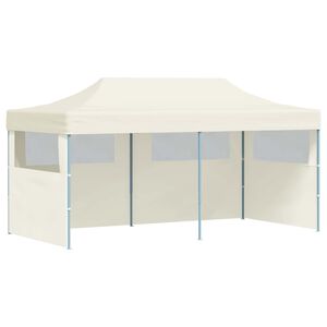 vidaXL Tente de f&ecirc;te 291 x 580 x 315 cm Cr&egrave;me Tissu Oxford