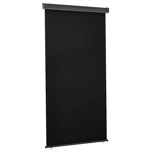 vidaXL Auvent lat&eacute;ral de balcon 125x250 cm noir
