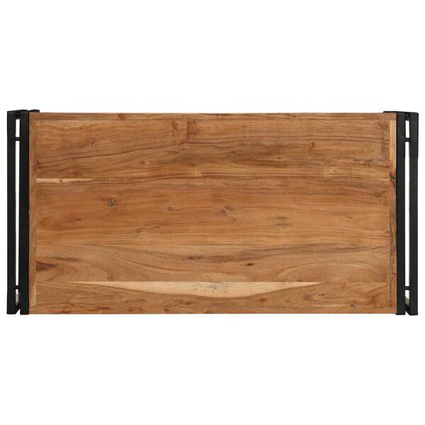 vidaXL Table basse 100x50x35 cm bois massif d'acacia