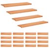 vidaXL Marches d'escalier 20 pi&egrave;ces 120 x 30 x 2 cm Vernis