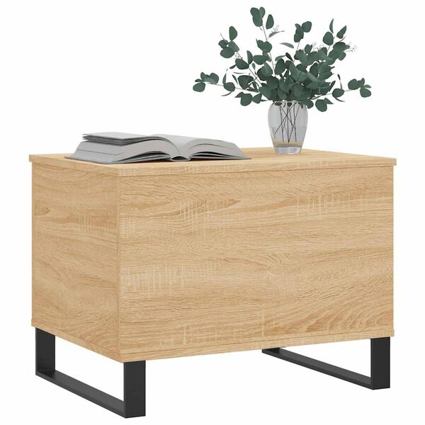 vidaXL Table basse Chêne sonoma 60x44,5x45 cm Bois d'ingénierie