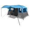 vidaXL Tente tunnel 10 personne Bleu Polyester et Acier