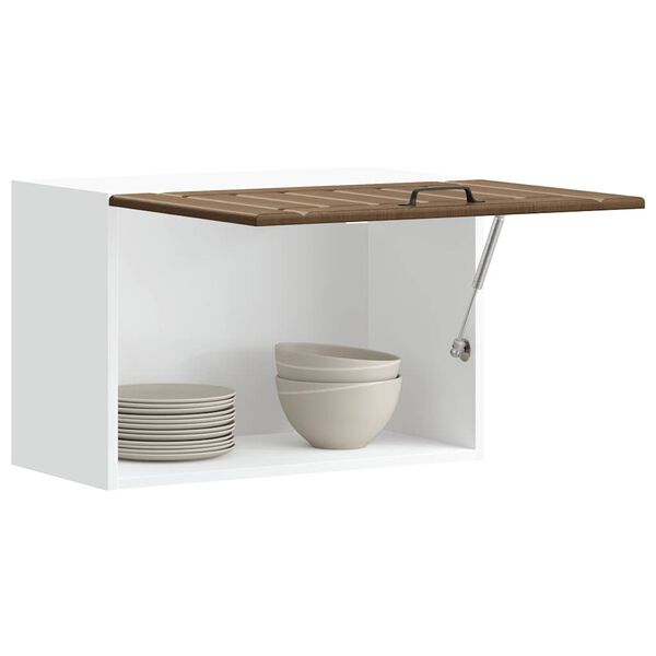 vidaXL Armoire murale de cuisine Lucca ch&ecirc;ne marron bois ing&eacute;nierie