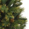 vidaXL Sapin de Noël artificiel avec branches pliables et cônes 150 cm