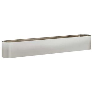 vidaXL Jardin sur&eacute;lev&eacute; Acier inoxydable 280 x 40 x 40 cm