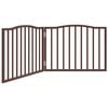 vidaXL Barri&egrave;re pour chien pliable 2 panneaux 160 cm bois de peuplier