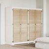 vidaXL Porte de Cabinet avec porte 4 pcs Naturel 140.5 x 2 x 59.5 cm