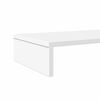 vidaXL Support de moniteur blanc 100x27x10 cm bois d'ingénierie