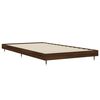 vidaXL Cadre de lit sans matelas ch&ecirc;ne marron 100x200 cm