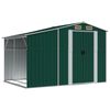 vidaXL Abri de jardin vert 277x192,5x179 cm acier galvanis&eacute;