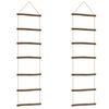 vidaXL D&eacute;corations murales en forme d'&eacute;chelle 2 pcs 30x100 cm