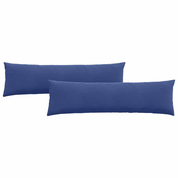 vidaXL Coussins de canap&eacute; 2 pcs Bleu police 145 x 40 cm