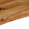 vidaXL Dessus de table &agrave; bord vivant 180x40x2,5cm bois massif manguier