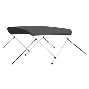 vidaXL Auvent bimini &agrave; 2 arceaux Anthracite 150x120x110 cm