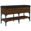 vidaXL Banc &agrave; chaussures ch&ecirc;ne marron 82x32x45 cm bois d'ing&eacute;nierie