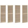 vidaXL Porte de Cabinet avec porte 4 pcs Naturel 140.5 x 2 x 59.5 cm