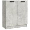 vidaXL Buffets 3 pcs gris b&eacute;ton bois d'ing&eacute;nierie