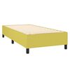 vidaXL Sommier &agrave; lattes de lit avec matelas Vert 90x190 cm Tissu