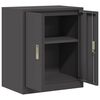 vidaXL Armoire de rangement Noir 60 x 40 x 70 cm Acier