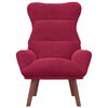 vidaXL fauteuil Bordeaux 69 x 74 x 93 cm Velours