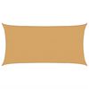 vidaXL Voile d'ombrage 160 g/m&sup2; rectangulaire sable 2x4 m PEHD