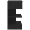 vidaXL Cabinet de chevet Chêne noir 40 x 35 x 65 cm Bois d'ingénierie