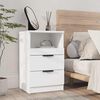 vidaXL Tables de chevet 2 pcs Ch&ecirc;ne Sonoma Bois d'ing&eacute;nierie
