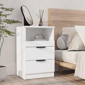 vidaXL Tables de chevet 2 pcs Ch&ecirc;ne Sonoma Bois d'ing&eacute;nierie