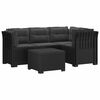 vidaXL Canap&eacute; de jardin 4 places avec coussins style rotin PP