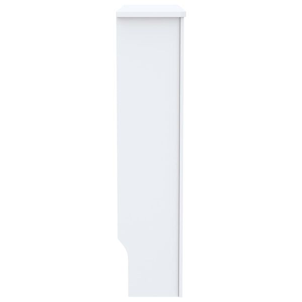vidaXL Cache-radiateur MDF Blanc 78 cm